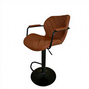 Sgabello <span class=keywords><strong>da</strong></span> <span class=keywords><strong>Bar</strong></span> Moderno ed Elegante, Portatile, Girevole e Regolabile <span class=keywords><strong>in</strong></span> Altezza, Realizzato <span class=keywords><strong>in</strong></span> <span class=keywords><strong>Ferro</strong></span> per Arredamento Domestico - Product Image 5