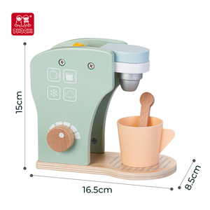 <span class=keywords><strong>Juguete</strong></span> de madera para niños, juego de <span class=keywords><strong>cafetera</strong></span> de imitación para cocina, educación preescolar, juguetes de <span class=keywords><strong>cafetera</strong></span> - Product Image 4