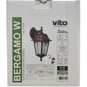Lampe murale extérieure Vito E27 IP44 200x340mm - Product Image 3