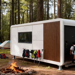Cabane en bois préfabriquée <span class=keywords><strong>Apple</strong></span>, maison en capsule extérieure, villa de villégiature miniature portable <span class=keywords><strong>pour</strong></span> Airbnb, lodges forestiers, glamping, parcs, suites de jardin et nature - Product Image 6