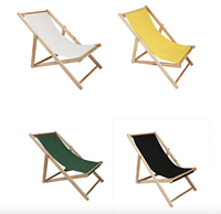 Chaise de plage pliable en bois massif, chaise inclinable réglable pour l'extérieur, chaise de camping portable pour la sieste, idéale pour le salon, l'hôtel, la salle à manger, la salle de sport