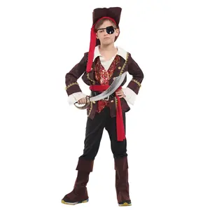 Boys Children Birthday Carnival Party Fancy Dress Kids Cosplay Clothing Halloween Costumes Kids Boys Pirate Costume