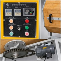 Máquina pulidora en seco de barriles de bambú de una sola cara con frecuencia variable Longyanxing 150L 0.4kW 380V con motorreductor CE