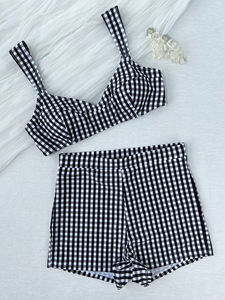 Women Beach Swim Wear <strong>Boyshorts</strong> Bathing Suit Vintage <strong>Swimsuit</strong> - Product Image 4