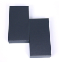Lamination mate revêtement UV carton rigide 2MM gaufrage éponge doublure boîtes d'emballage recyclables pour étuis de téléphone neutres cadeau