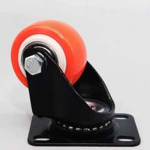 Movendo Giratória Rolamento de Esferas Rodízios PVC Office Chair Móveis Rodízio e 2 Polegadas Giratória Rodízio Rodas Com Segurança <span class=keywords><strong>Dual</strong></span> Locking - Product Image 5