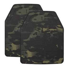 แผ่นเกราะป้องกันหน้าอกแบบเต็มตัว วัสดุเซรามิก PE ระดับ IIIA III IV  อะลูมินา ซิลิคอนคาร์ไบด์ สำหรับอุปกรณ์ทางยุทธวิธี - Product Image 3