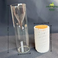 Filet de protection en mousse EPE pour bouteilles de vin et de verre, 20x5cm et 8x4cm, en matériau de qualité alimentaire