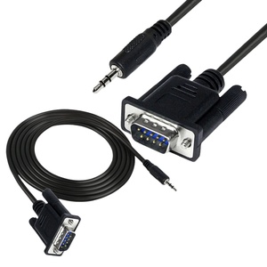 Câble série RS232 G-karve DB9 mâle vers DC3.5mm mâle avec isolation en PVC DB9M-DC3.5mm - Product Image 1