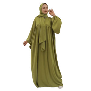 Vêtements personnalisés de l'Aïd de Dubaï Robes maxi vierges musulmanes Abaya de luxe pour femmes Robe pudique - Product Image 1