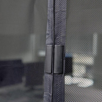 Polyester durable de rideau d'écran de maille de porte d'insecte magnétique moderne pour le salon extérieur de salle de bains-Chine fabricant