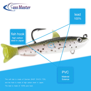 <span class=keywords><strong>Leurre</strong></span> Souple <span class=keywords><strong>Loup</strong></span> de Mer Pêche à La Carpe Poisson Au Plomb Jig Minnow Leurres Jig Silicone Leurres De Pêche - Product Image 3