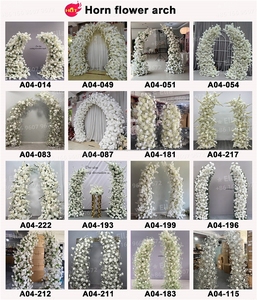 SMOOTH Ensemble de Décoration Florale en Soie Artificielle pour Arche de Scène de Mariage, Idéal pour Mariages, Fête des Mères et Noël - Product Image 6