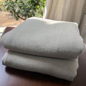 Super Soft Organic Bestseller Sofa Outdoor Picknick Decke Decke Reversible Crinkle Cotton Leinen Decke - Product Image 4