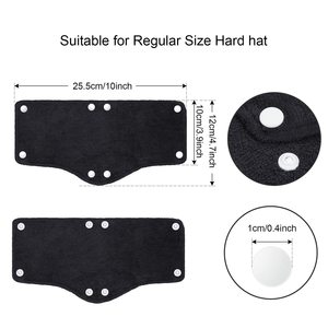 Fodera per felpa con elmetto lavabile a scatto sostituibile in morbido <span class=keywords><strong>cotone</strong></span> Terry blu traspirante personalizzabile - Product Image 2