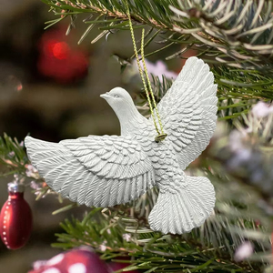 Decorazioni Natalizie in Resina a Forma di <span class=keywords><strong>Colombe</strong></span> dell'Amicizia - Ornamenti per Albero di Natale - Miglior Regalo per Qualcuno Speciale - Product Image 5