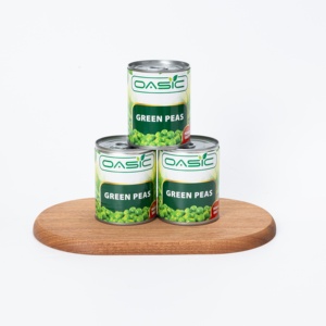 Piselli Verdi in Salamoia in Scatola a Prezzo di Fabbrica 184g 400g 800g 3000g Verdura Conservata in Latta Pronta da Mangiare Marchio OEM - Product Image 5