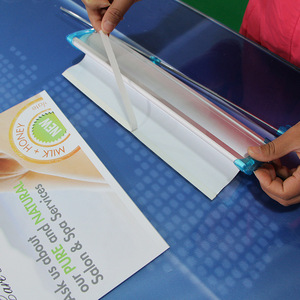 طاولة صغيرة الحجم لافتة قابلة للسحب حامل بحامل بشاشة لفة سطح المكتب - Product Image 3