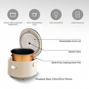 Petit cuiseur à riz électrique polyvalent pour usage domestique appareil de <span class=keywords><strong>cuisine</strong></span> chinois à faible teneur en sucre Carb caractéristique Arrocera Electrica - Product Image 4