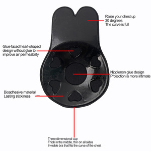 <span class=keywords><strong>Sujetador</strong></span> Copa Accesorios Mujeres Sexy Sin Frente Algodón Sin Tirantes Acolchado Push up <span class=keywords><strong>Sujetador</strong></span> Autoadhesivo Sin Costuras - Product Image 4