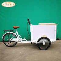 Chariot pour glaces avec présentoir congélateur Chariot pour glaces glacées avec vélos