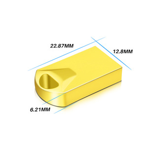 OscOO Metal <b>USB</b> <b>Flash</b> <b>Drive</b> 64GB <b>USB</b> 2.0 Mini Silver Pendrive Data Storage Device - Product Image 2