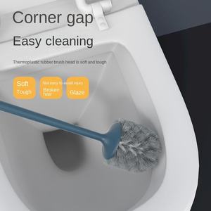 Escobilla de Baño con Diseño de Cerdito, de Silicona Suave, Montada en la Pared, Ecológica, Limpieza sin Ángulos Muertos, Diseño Creativo de Dibujos Animados - Product Image 2