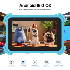 <b>C</b> Idea Cheap Education Kids Tablet 7 Inches Android 16 Storage 256GB ROM Dual Camera for children (blue) - Product Image 5