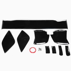 FANGLI Tasarım 5 Kademeli Arka <span class=keywords><strong>Spoiler</strong></span> Kanadı ABS Subaru WRX STI OEM Stili için - Product Image 2