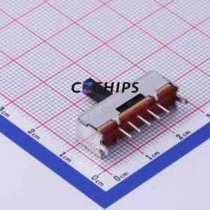 SSSU015100 Slide Switch Through hole Component (THT) Switch Single Pole Three Throw Rectangle Pin Header PC Pin 24.5mm - Product Image 2