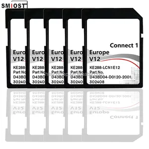 SMIOSTGPSマップ台湾ナビゲーションメーカーCIDメモリSDカード8GBfor Nissan Connect C1V12 Cube Note Europe