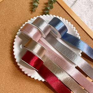 Ruộng băng lấp lánh cao cấp 2.5cm hai mặt, chất liệu ngọc trai, dùng trang trí đám cưới, 1 thước - Product Image 4