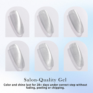HONEY GIRL Vernis à ongles gel œil de chat 9D de haute qualité Effet holographique réfléchissant Gel UV pour lumière Fonctionnalité 15ml Couleurs assorties - Product Image 4