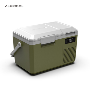 MP15 <span class=keywords><strong>Alpicool</strong></span> Compresseur De Voiture Réfrigérateur Congélateur Électrique Refroidisseur Portable Mini Réfrigérateur pour Voiture AC 100-240V DC 12V 24V Camping - Product Image 1