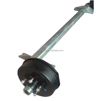 Essieu de remorque à arbre de torsion, suspension pour remorque à chevaux, essieu abaissé, freinage électrique, remorque à freinage 3,5K, essieu de torsion en caoutchouc