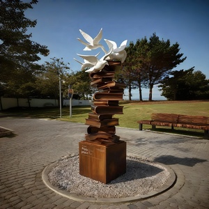 Sculpture d'astrolabe sphérique céleste en acier inoxydable, taille personnalisée, idéale pour les aménagements extérieurs de parcs publics - Product Image 4
