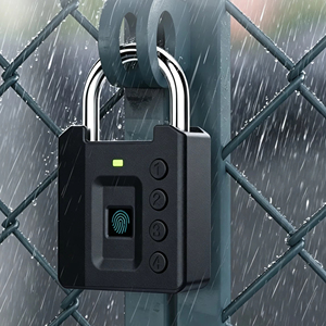 Cadenas <span class=keywords><strong>antivol</strong></span> IP67 durable à succès – Verrouillage intelligent <span class=keywords><strong>U</strong></span> avec déverrouillage par application et empreinte digitale pour vélo, <span class=keywords><strong>moto</strong></span>, scooter, e-bike, <span class=keywords><strong>porte</strong></span> - Product Image 1