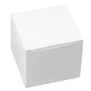 Caja blanca universal pequeña, caja de cartón blanca para venta al por mayor, caja cuadrada de cartón en blanco, caja de color con LOGO personalizado. - Product Image 5