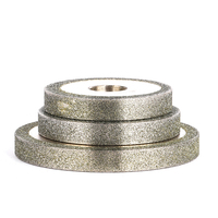 Meule diamantée électrolytique personnalisée meules à rainure abrasive en métal plates pour carbure FRP fibre de verre personnalisées