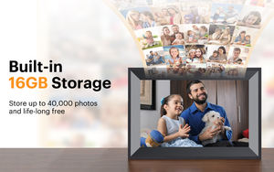 Venta al por mayor 10,1 pulgadas WiFi marco de fotos <span class=keywords><strong>digital</strong></span> 1280*800 IPS a granel marco de fotos <span class=keywords><strong>digital</strong></span> 1 + 32GB Frameo - Product Image 4