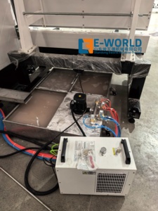 เครื่องจักรแปรรูปกระจก CNC แบบคอมโพสิต 5 แกน E-WORLD ความหนา 4-25 มม. เปลี่ยนหัวเครื่องมืออัตโนมัติ ระบบ CAD-CAM ในตัว - Product Image 5