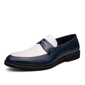 Zapatos de vestir de cuero brillante de <span class=keywords><strong>charol</strong></span> de talla grande para <span class=keywords><strong>hombre</strong></span>, sin cordones diseño plano, malla, negocios, informal, ropa Formal para boda, otoño - Product Image 3