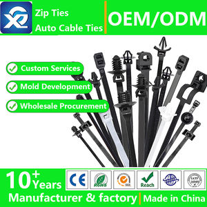 X118 Long Pied <span class=keywords><strong>Sapin</strong></span> Tête Zip Tie 6.4*190mm Arbre De Noël Type Câble Attache pour Trou Diamètre 6.4-7.1mm Épaisseur De La Plaque 0.5-6mm - Product Image 5