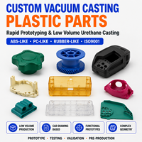 Servicio de Fundición de Uretano de Bajo Volumen para Prototipos Rápidos, Piezas de Plástico Fundidas al Vacío Personalizadas ISO9001 Según Dibujo CAD