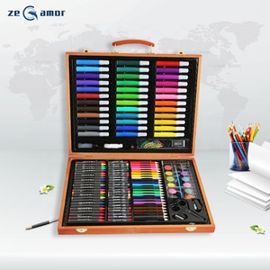 Набор для творчества Zeamor, деревянная упаковка на заказ, оригинальный тип, для письма, для путешествий, 150 шт., набор для рисования для детей - Product Image 6