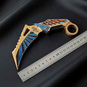 Arena Breakout Game - Modelo de Karambit de Aleación de Zinc de 18 cm, Adorno de Escritorio, Abrecartas de Metal sin Afilar - Product Image 6