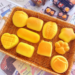 Nuevo juguete antiestrés al por mayor de rebote lento, juguete blando para desahogar, juguete suave para niños con simulación de comida, pan y pastel, juguete de alivio. - Product Image 6