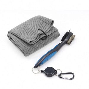 Serviette de golf personnalisée super absorbante brodée avec logo sur mesure - Product Image 5