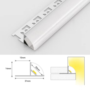 Trong nhà LED dòng ánh sáng độ sáng cao nhấp nháy miễn phí tam giác phản xạ rãnh ánh sáng nhúng tuyến tính tường rửa đèn - Product Image 2