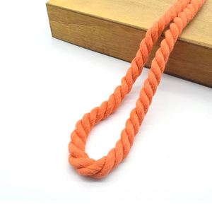 Cuerda de Algodón Grueso con Cordón, Cuerda Decorativa de Macramé Personalizada, Trenzada Doble, Tejida y Retorcida de 8 mm de Alta Tenacidad para Bolsas y Zapatos - Product Image 4